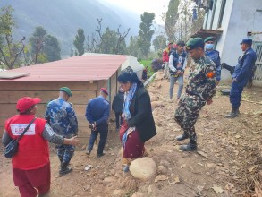 रेडक्रसद्वारा २५० भूकम्प पीडित परिवारलाई शौचालयसहितको आवास निर्माण